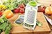 Indy Chef Cheese Grater with Container and 3 Interchangeable Stainless Steel Blades