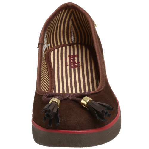 Keds Women's Tassels Wedge,Espresso,5.5 M US
