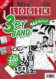 Produkt-Bild: Mix-Logik 3er-Band Nr. 1 (mit Nonogramm, Mosaik, Br&uuml;cken, Bimaru, Kakuro, Suriza, Hitori, Resuko, Symetrix): 465 R&auml;tsel