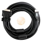 HDMI-M to DVI-M Cable, 25 FT / 7.6 M