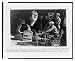 Historic Print (L): [Two men recording Leo, the lion, for Metro-Goldwyn-Mayer trademark]