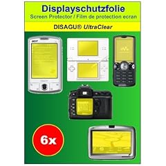 Ultra Clear Displayschutz Schutzfolie 6er Set f�r Canon EOS 500D