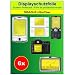 Ultra Clear Displayschutz Schutzfolie 6er Set f�r Canon EOS 500D