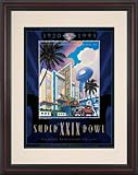 Framed 8.5 x 11 Super Bowl XXIX Program Print | Details: 1995, 49ers vs Chargers