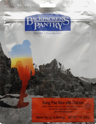 Backpacker's Pantry Kung Pao Chicken with Rice, Two Serving Pouch