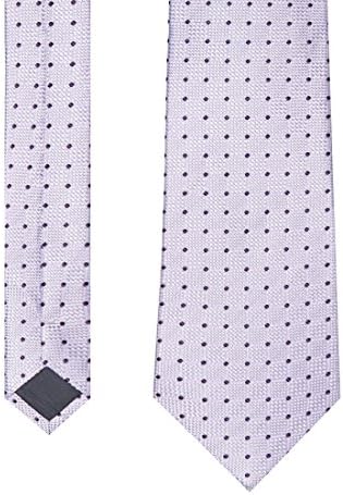 Unlonely ® Mens Tie Dot Silk Neckties Father's Day Gift (DD-A-1(Light Purple))