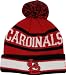 New Era St. Louis Cardinals Black-Red The Original II Striped Knit Beanie