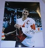 Wayne Gretzky Autographed Team Canada 11x14 Photo W/PROOF, Picture of Wayne Signing For Us, Edmonton Oilers, Team Canada, Los Angeles Kings, St. Louis Blues, New York Rangers, The Great One, Stanley Cup Champion