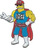 Simpsons TV Cartoon Patch - 4 Duff Beer Man - RARE!