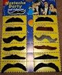 Self Adhesive Set 12 Fake Mustaches Costume Party Disguise