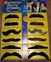 Self Adhesive Set 12 Fake Mustaches Costume Party Disguise