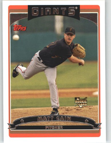 2006 Topps #636 Matt Cain (RC) - San Francisco Giants (RC - Rookie Card) (Baseball Cards)
