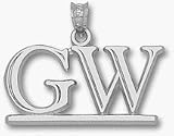 George Washington Colonials GW Pendant - Sterling Silver Jewelry