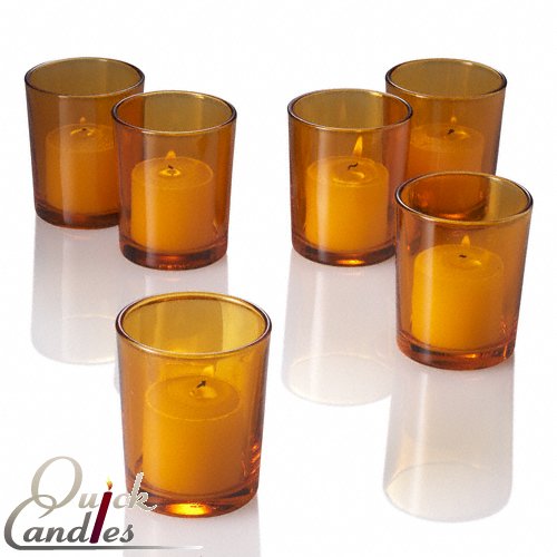 Set of 72 Colored Holders Amber