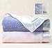 Blue Satin Chenille Little Giraffe Baby Blanket
