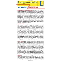 Instant Language Phrase Cards Spanish