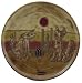 MARA Stoneware 12 COLLECTIBLE ROUND Dinner PLATE Desert COYOTE Design