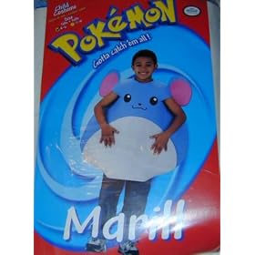 POKEMON MARILL COSTUME - Size: Child's 4 - 6
