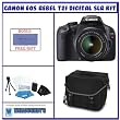 Canon Rebel T2i 18.0 MP Digital SLR w/ Canon 18-55mm IS Lens + Shooter Package K# 1