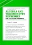 Alg & Trig Refresher/Calc (Series of Books in the Mathematical Sciences)