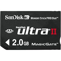 SanDisk 2 GB Ultra II Memory Stick PRO Duo (Retail Package)