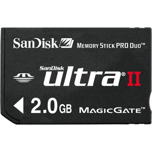 SanDisk 2 GB Ultra II Memory Stick PRO Duo (Retail Package)
