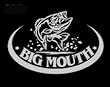Big Mouth Upstream Images Silver Vinyl Wildlife Car Truck Window Decal Sticker