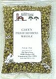 Peppercorns, Green, Whole, 2 oz.
