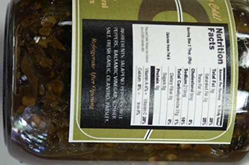 Jalapeno Pepper Salsa- Sabrosa Fire Roasted Salsa 2 Pack (12 oz per jar) -100% All Natural Award-Winning Gourmet Salsa made with Fire Roasted Jalapeno Peppers