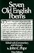 Seven Old English Poems (Norton Paperback)