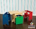 KidKraft Table with Primary Benches
