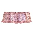 Tadpoles Toile Window Valance - Pink/ Brown