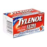 Tylenol Acetaminophen, Extra Strength, 500 mg, Rapid Release Gels 100 rr gelcaps