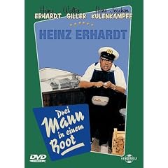 Drei Mann in einem Boot