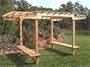 Danove� 7000 Series 14' X 7.5' Bench Pergola