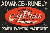 Art Poster, Oil Pull Tractor - 27.5 x 18.75