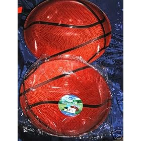 BASKETBALL GAME SPORTS LARGE FAN PARTY BOWL AND TEAM SNACK TRAY