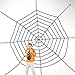JUMBO 11FT PLUS HALLOWEEN CREEPY SPIDER WEB!