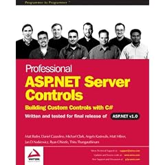 Professional ASP .NET Server Controls (Programmer to Programmer)