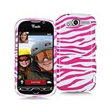 HTC MYTOUCH 4G PINK WHITE ZEBRA PATTERN CASE