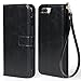 Doormoon Wallet Case for iPhone 7 Plus, iPhone 8 Plus, PU Leather Detachable 2 in 1 Flip Cover Kicktstand Credit Card Slot Magnetic Closure (5.5 inch) Black