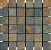 2x2 China Multi Color Tumbled Slate Mosaic Tiles for Backsplash, Shower Walls, Bathroom Floors, Jacuzzi, Swiming Pools