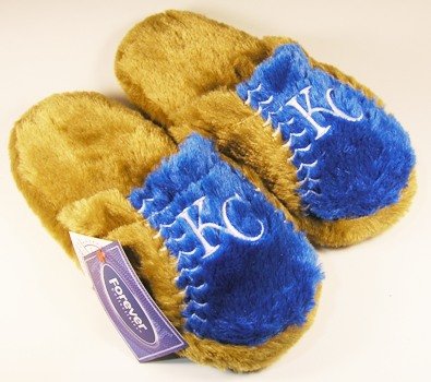 Kansas City Royals Embroidered Team Logo Ball Slippers Select Size: Small