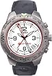 Men's Timex 48751 e Compass Stainless Steel Watch with Genuine Leather Strap