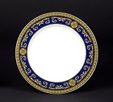 Versace by Rosenthal Medusa Blue Dinner Plate