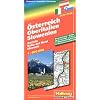 Hallwag Stra�enkarten, �sterreich, Oberitalien, Slowenien: Mit Orts- und Namensverzeichnis