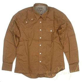 Brown Sound - Wicker Printed Woven L/S (Bark/Okre)