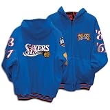 76ers G-III NBA Rev Fleece Championship Jacket - Men's
