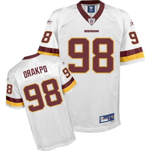 Reebok Washington Redskins Brian Orakpo Premier White Jersey XX Large