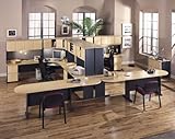 Modular Office Furniture Set 3 - Series A Beech Collection - Bush Office Fu ....